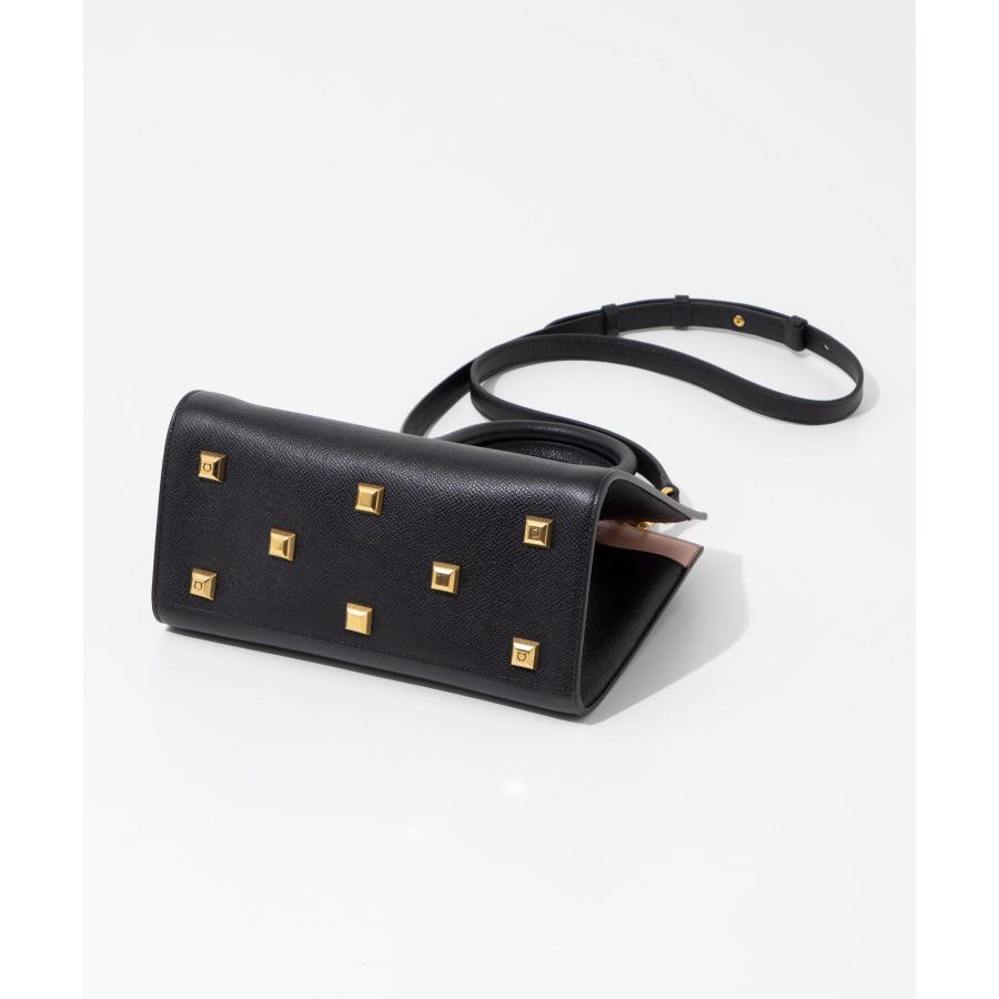 サルヴァトーレ フェラガモ Salvatore Ferragamo ハンドバッグ 211424 750 036 レディース バッグ ショルダーバッグ 2way レザー THE STUDIO BOX MINI｜u-stream｜05