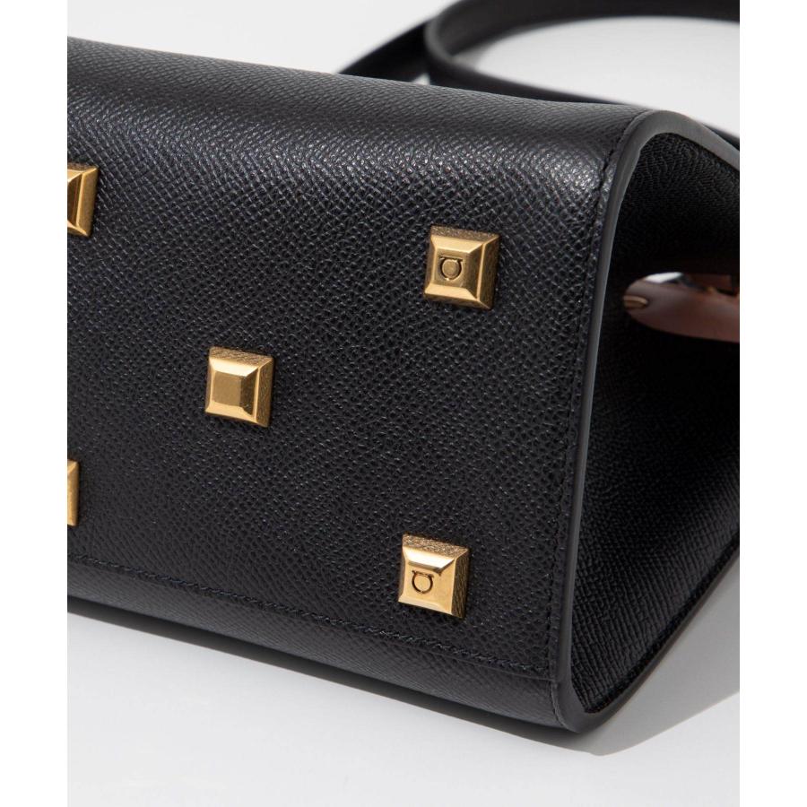 サルヴァトーレ フェラガモ Salvatore Ferragamo ハンドバッグ 211424 750 036 レディース バッグ ショルダーバッグ 2way レザー THE STUDIO BOX MINI｜u-stream｜07