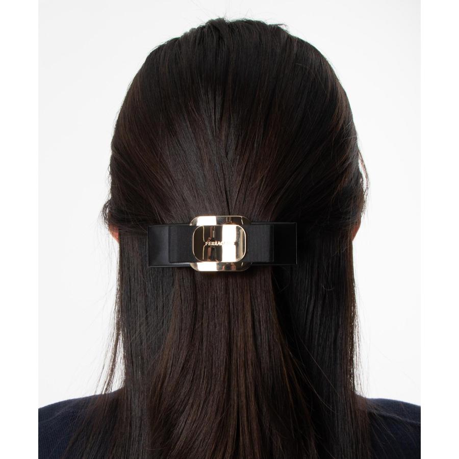Salvatore Ferragamo ブラックヘアアクセサリー FERRAGAMO（フェラガモ） サルヴァトーレフェラガモ Salvatore