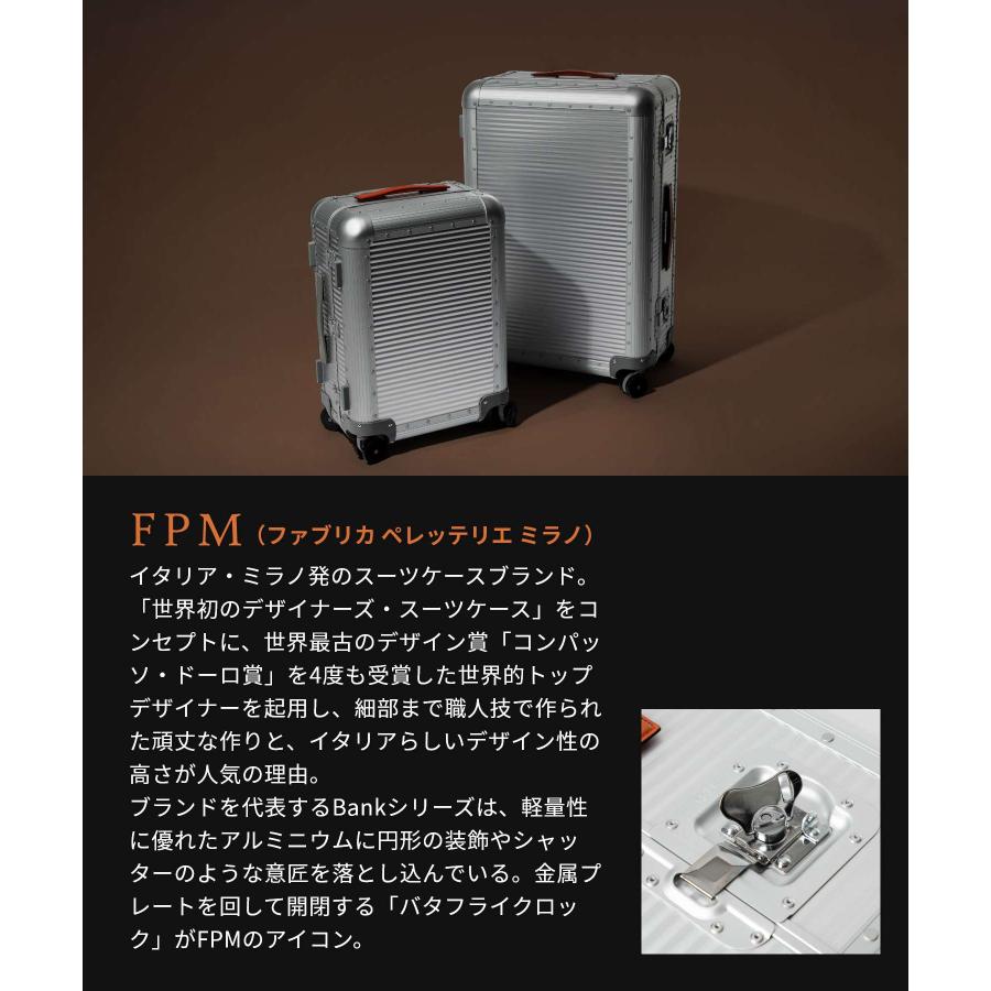 ファブリカ ペレッテリエ ミラノ FPM A1928201916 スーツケース [Bank Light]Trunk on Wheels L バッグ バンク ライト TSAロック 120L 爆買の画像