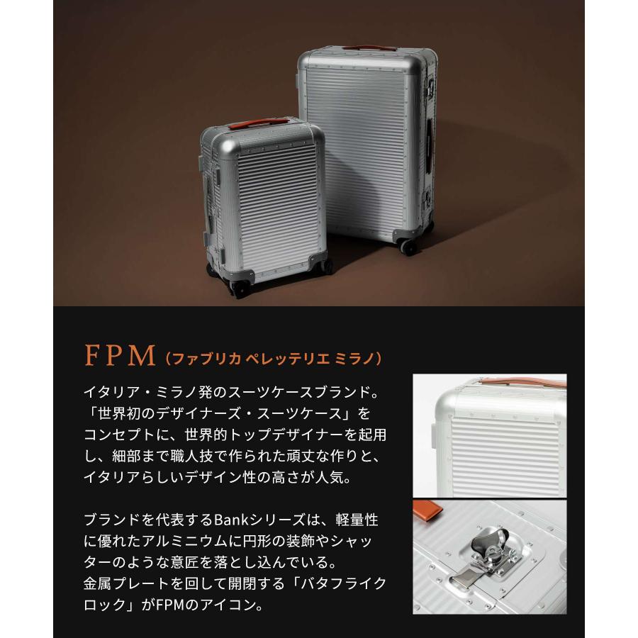 ファブリカ ペレッテリエ ミラノ FPM BANK TRUNK ON WHEELS LUGGAGE チェックイントランク A1507315826 A1507315403 96L 爆買 | FPM | 03