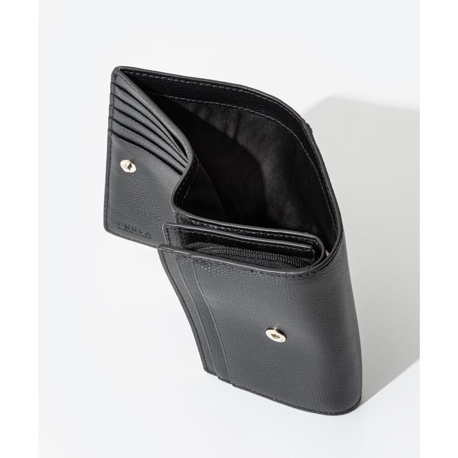 未使用　FURLA フルラ　レザー三つ折り財布　黒　ブラック　ダフネ FURLA（フルラ） FURLA WP00325 ARE000 ニつ折り財布 CAMELIA M