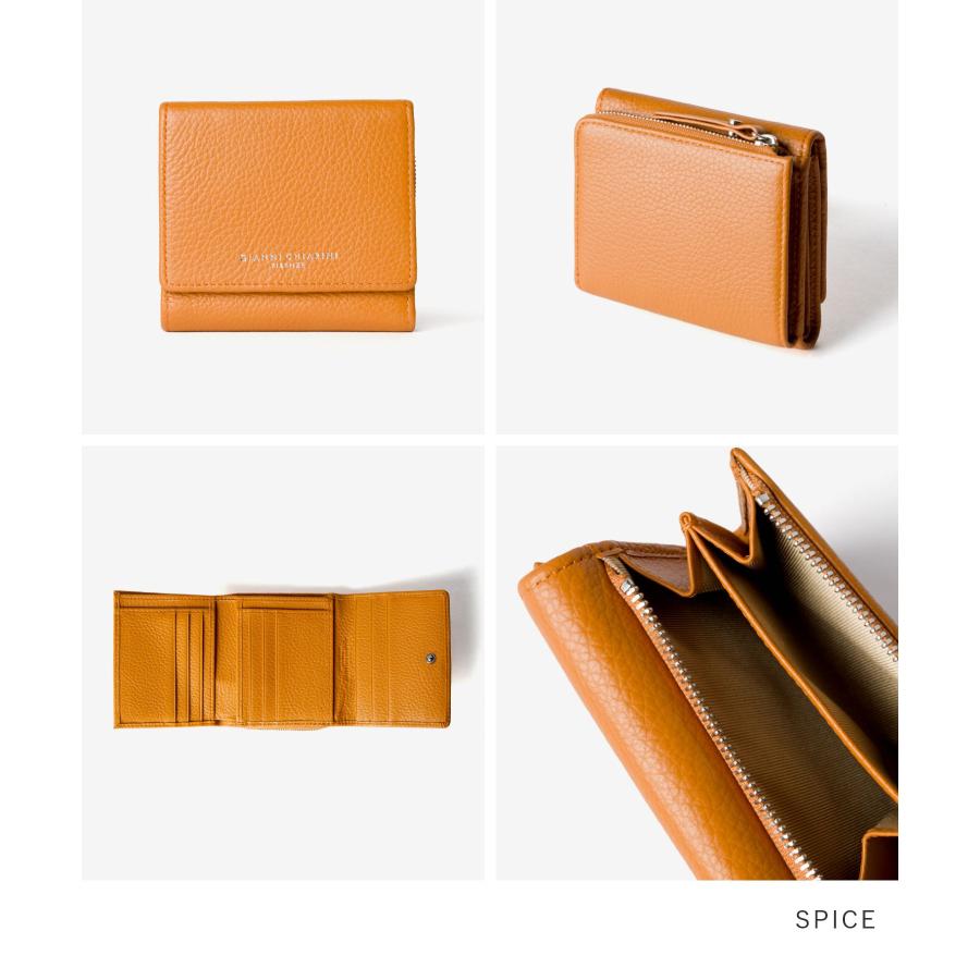 新品　未使用Gianni Chiarini ゴールド 三つ折り財布 GIANNI CHIARINI（ジャンニ キアリーニ） GIANNI CHIARINI PF5080 GRN