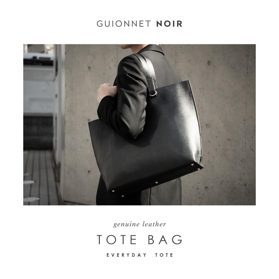 GUIONNET（ギオネ） ビジネスバッグ 本革 ブリーフケース ノワール