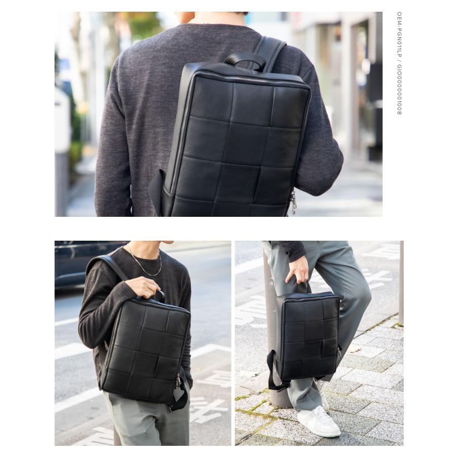 ギオネ GUIONNET PG011LP バックパック TILE 4 BY 3 BACKPACK メンズ バッグ タイルフォーバイスリーバックパック ビジネスリュック 爆買 | GUIONNET | 13