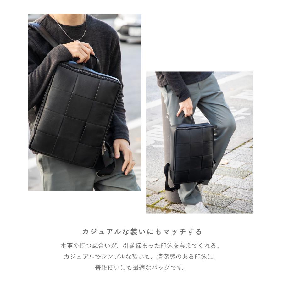 ギオネ GUIONNET PG011LP バックパック TILE 4 BY 3 BACKPACK メンズ バッグ タイルフォーバイスリーバックパック ビジネスリュック 爆買 | GUIONNET | 04