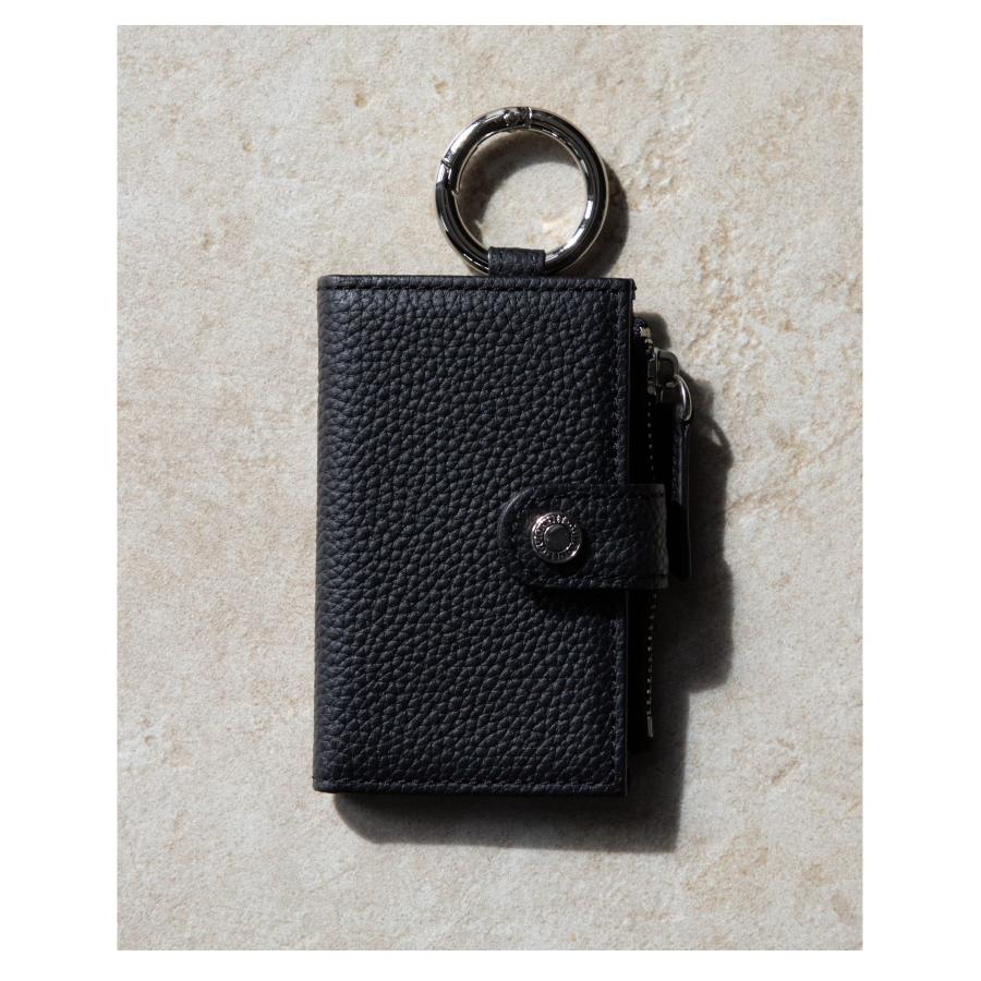 ギオネ GUIONNET 三方由 さんぽうよし キーケース PG-507 カードケース 小銭入れ スマートキー メンズ 財布 小物 ブラック | GUIONNET | 20