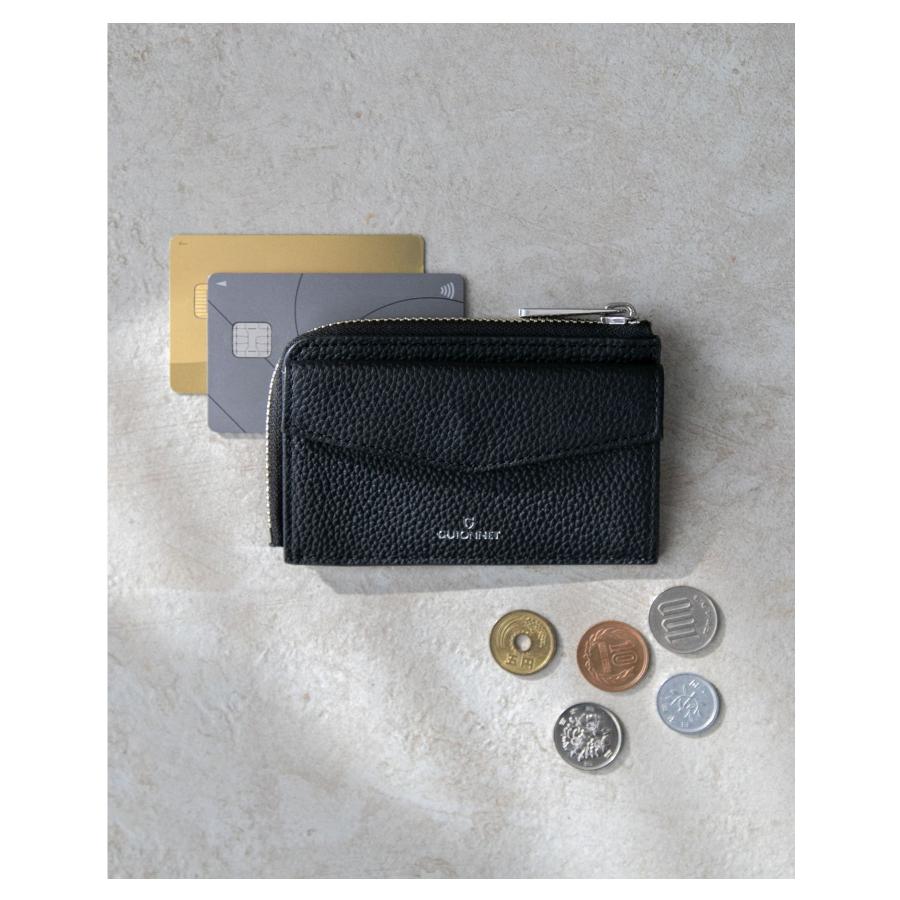 【名入れ】ギオネ GUIONNET DRYGRAIN FRAGMENTCASE ドライグレイン フラグメントケース PG509 コインケース カードケース 小銭入れ レザー ユニセックス 財布 | GUIONNET | 31