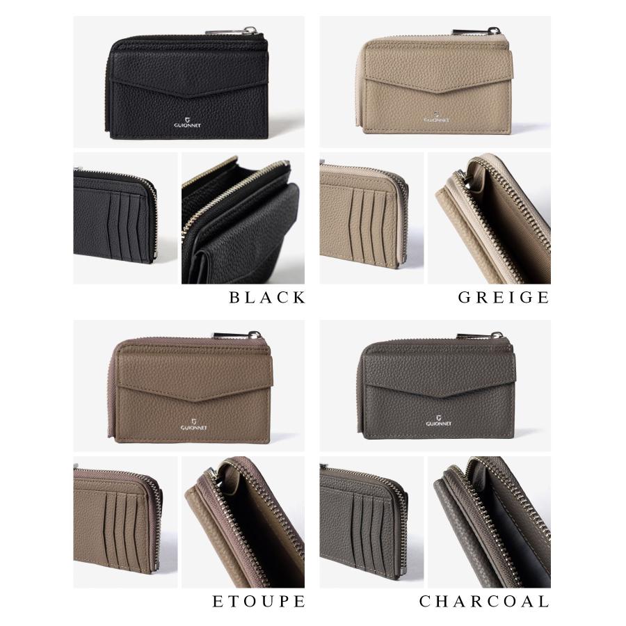 【名入れ】ギオネ GUIONNET DRYGRAIN FRAGMENTCASE ドライグレイン フラグメントケース PG509 コインケース カードケース 小銭入れ レザー ユニセックス 財布 | GUIONNET | 34
