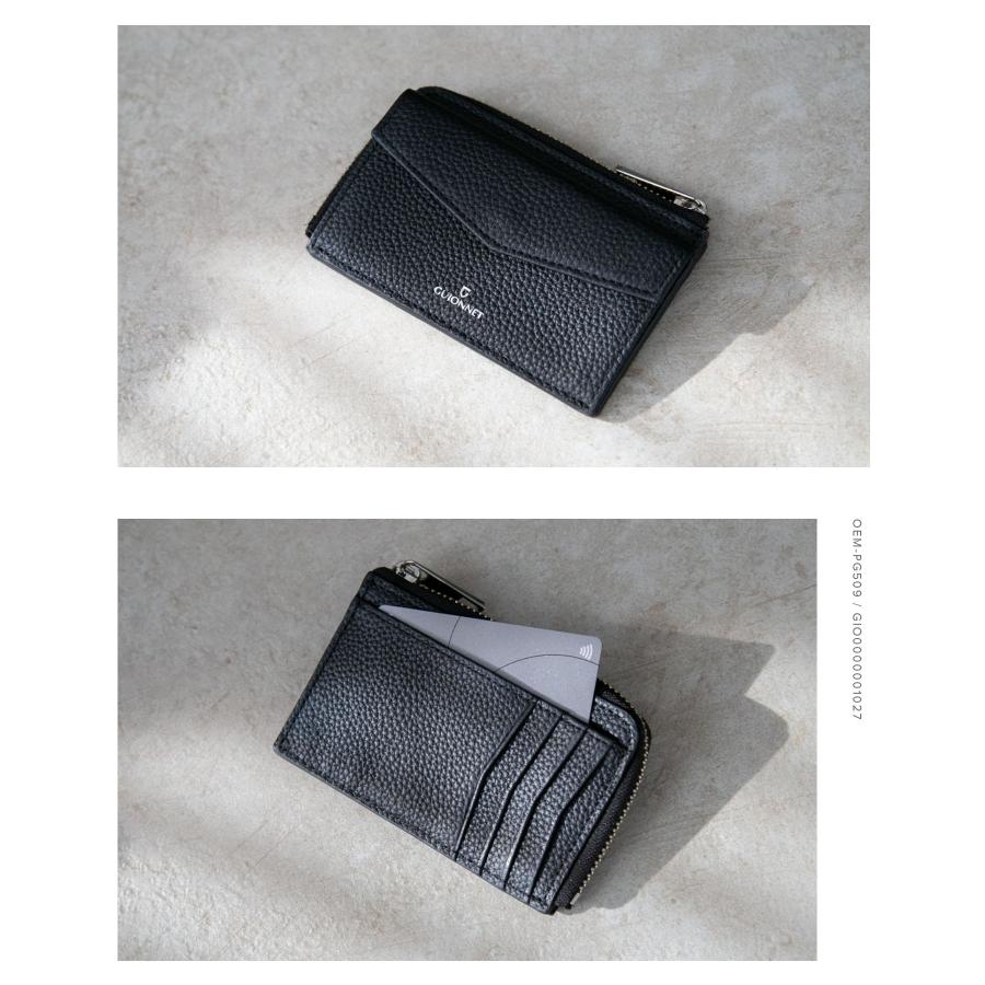 【名入れ】ギオネ GUIONNET DRYGRAIN FRAGMENTCASE ドライグレイン フラグメントケース PG509 コインケース カードケース 小銭入れ レザー ユニセックス 財布 | GUIONNET | 29