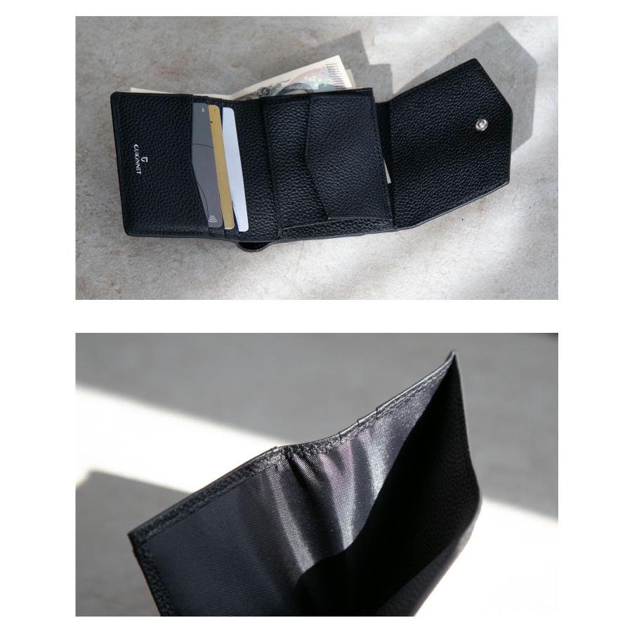 【名入れ】ギオネ GUIONNET DRYGRAIN ROLL WALLET ドライグレイン ロールウォレット PG510A 三つ折り財布 レザー ユニセックス 財布 | GUIONNET | 31