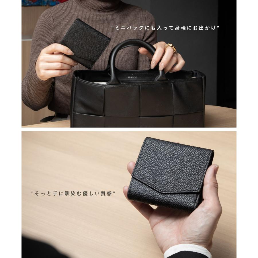 【名入れ】ギオネ GUIONNET DRYGRAIN ROLL WALLET ドライグレイン ロールウォレット PG510A 三つ折り財布 レザー ユニセックス 財布 | GUIONNET | 25