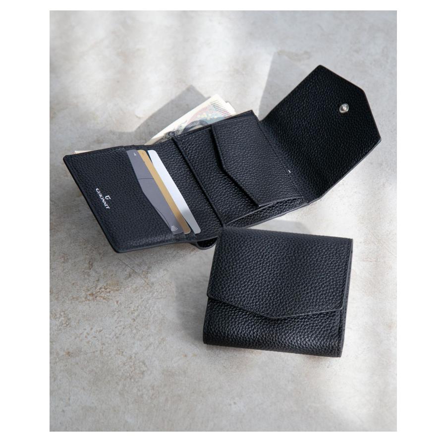 【名入れ】ギオネ GUIONNET DRYGRAIN ROLL WALLET ドライグレイン ロールウォレット PG510A 三つ折り財布 レザー ユニセックス 財布 | GUIONNET | 28