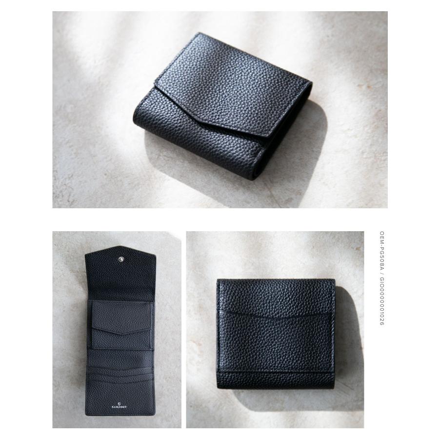 【名入れ】ギオネ GUIONNET DRYGRAIN ROLL WALLET ドライグレイン ロールウォレット PG510A 三つ折り財布 レザー ユニセックス 財布 | GUIONNET | 29