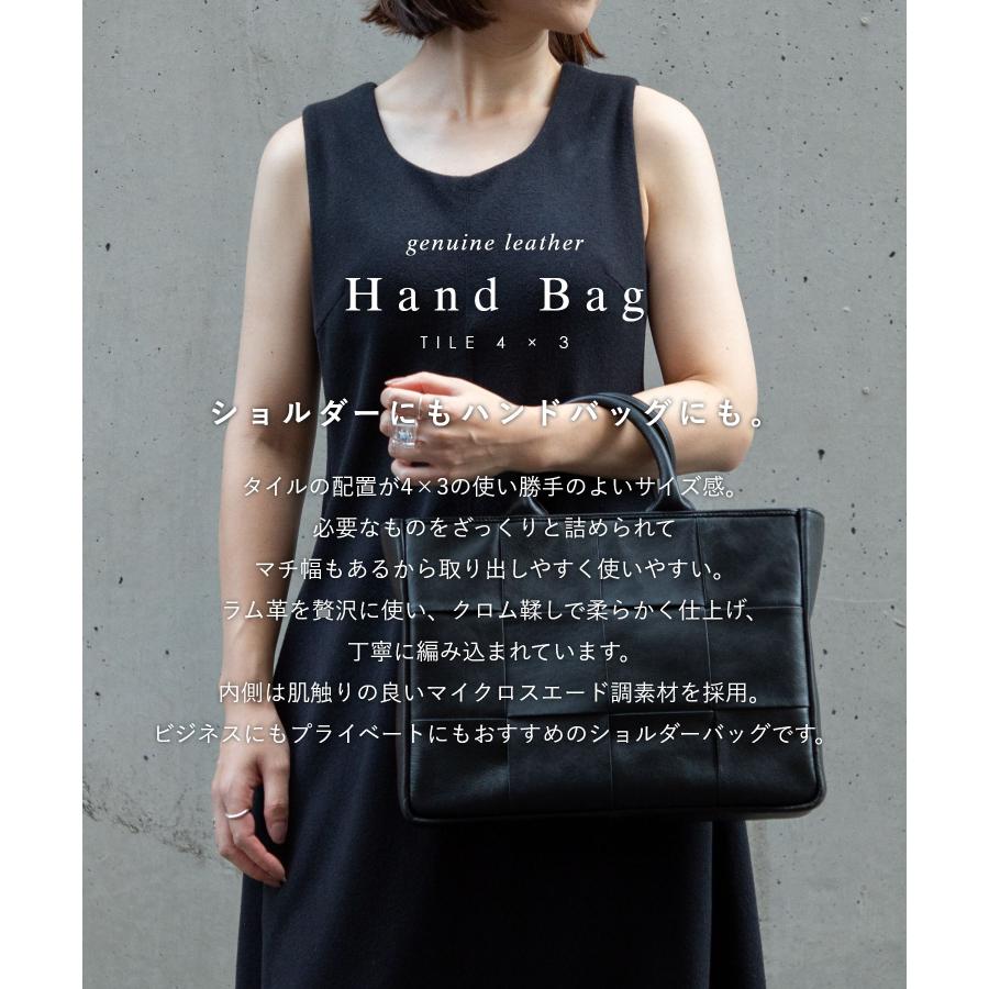 ギオネ GUIONNET 4BY3 HANDBAG フォーバイスリー ハンドバッグ PG023 レディース バッグ レザー | GUIONNET | 03