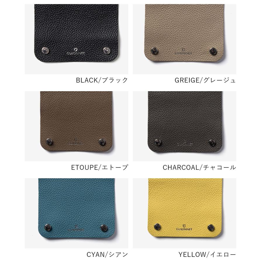 ギオネ GUIONNET LEATHER HAND GRIPPER ハンドルグリップ PG557 ハンドルカバー 持ち手 カバー ボタン バッグ用アクセサリー レザー ユニセックス バッグ 爆買 | GUIONNET | 08