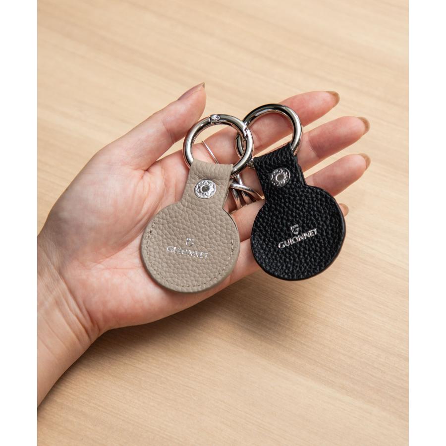 ギオネ GUIONNET AirTag CASE エアタグ ケース PG564 DRYGRAIN ドライグレイン 撥水 キーホルダー キーリング 保護ケース ユニセックス 雑貨 小物 レザー | GUIONNET | 10