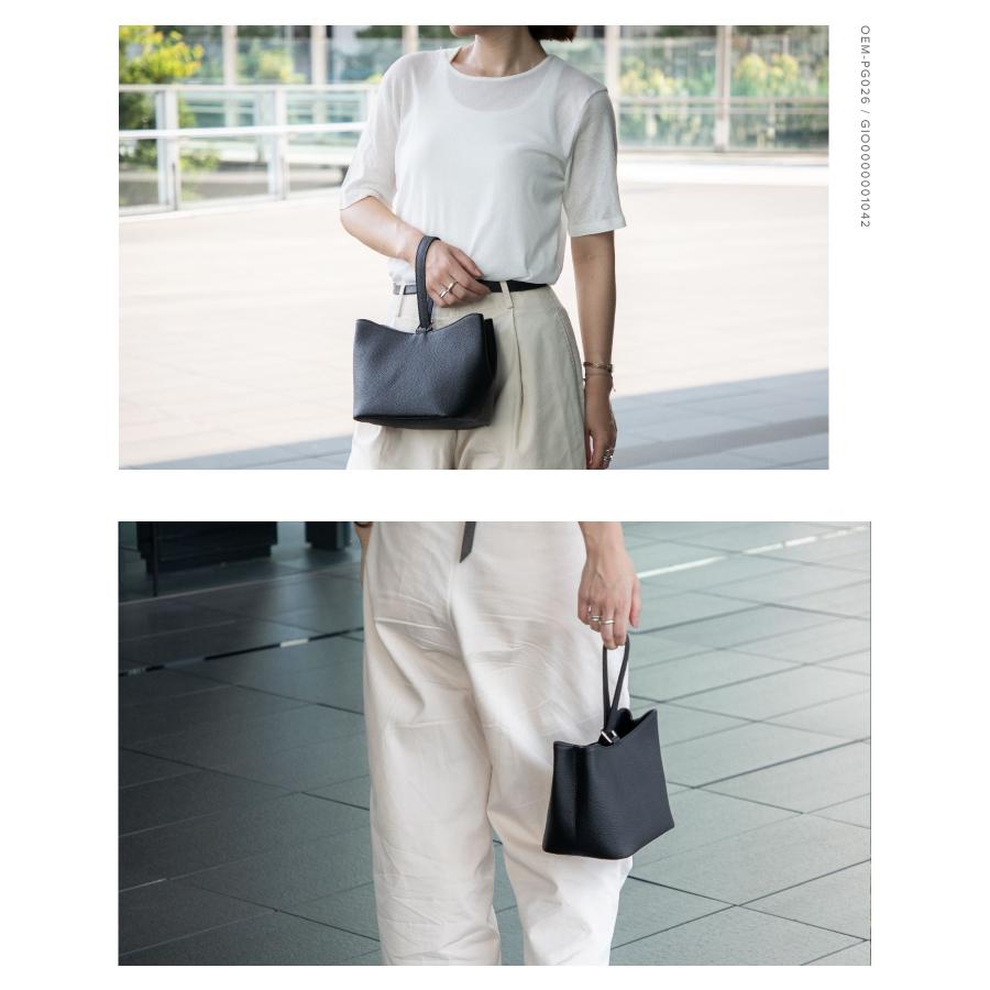 ギオネ GUIONNET ONE HANDLE BAG ワンハンドルバッグ PG026 DRYGRAIN ドライグレイン 撥水 ハンドバッグ レディース バッグ レザー | GUIONNET | 11