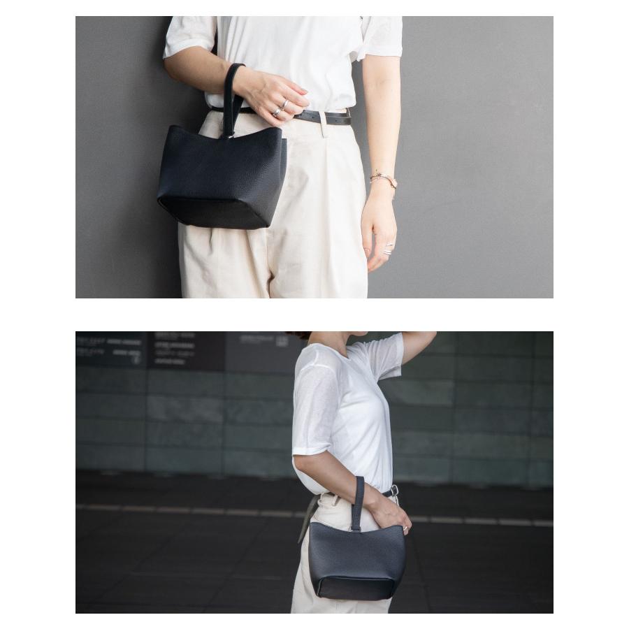 ギオネ GUIONNET ONE HANDLE BAG ワンハンドルバッグ PG026 DRYGRAIN ドライグレイン 撥水 ハンドバッグ レディース バッグ レザー | GUIONNET | 13