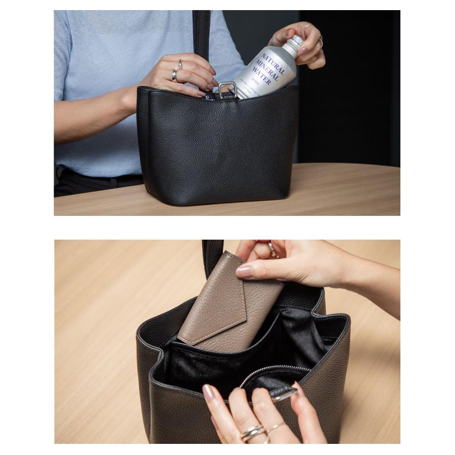 ギオネ GUIONNET ONE HANDLE BAG ワンハンドルバッグ PG026 DRYGRAIN ドライグレイン 撥水 ハンドバッグ レディース バッグ レザー | GUIONNET | 15