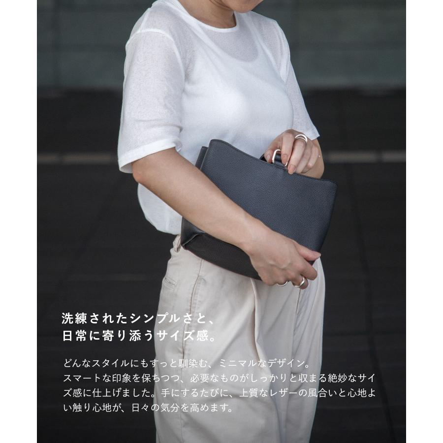 ギオネ GUIONNET ONE HANDLE BAG ワンハンドルバッグ PG026 DRYGRAIN ドライグレイン 撥水 ハンドバッグ レディース バッグ レザー | GUIONNET | 05