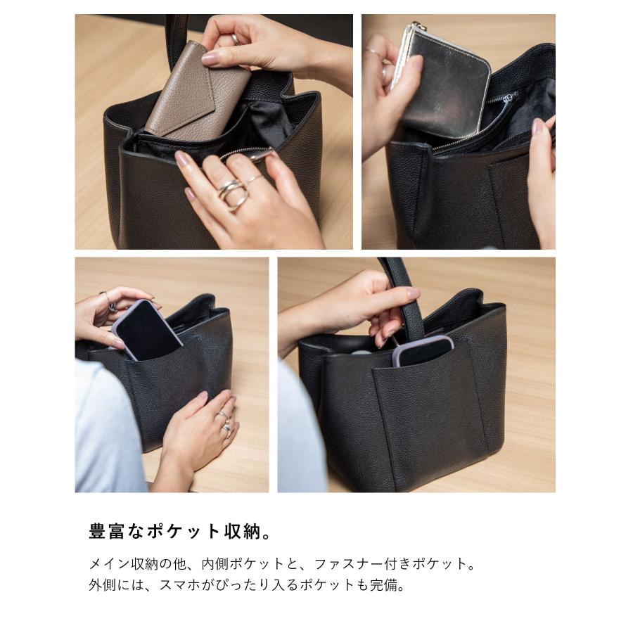 ギオネ GUIONNET ONE HANDLE BAG ワンハンドルバッグ PG026 DRYGRAIN ドライグレイン 撥水 ハンドバッグ レディース バッグ レザー | GUIONNET | 07