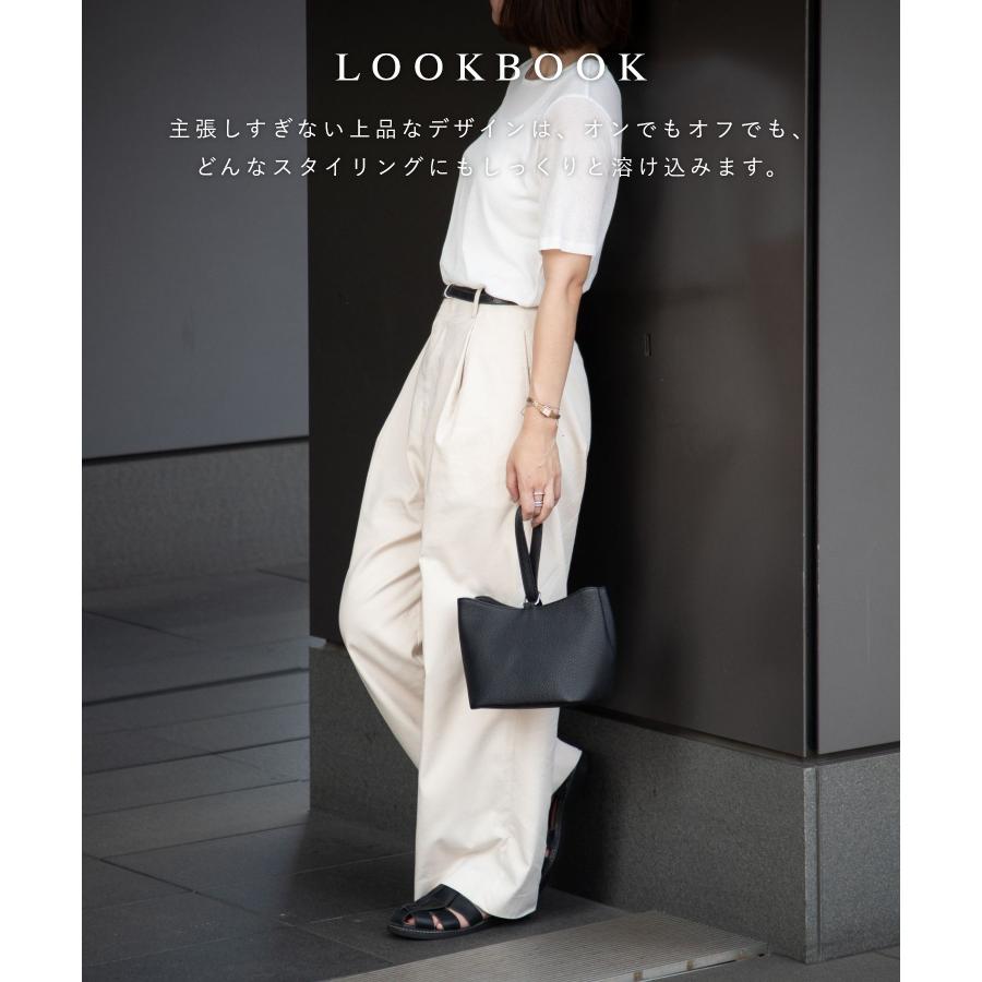 ギオネ GUIONNET ONE HANDLE BAG ワンハンドルバッグ PG026 DRYGRAIN ドライグレイン 撥水 ハンドバッグ レディース バッグ レザー | GUIONNET | 10