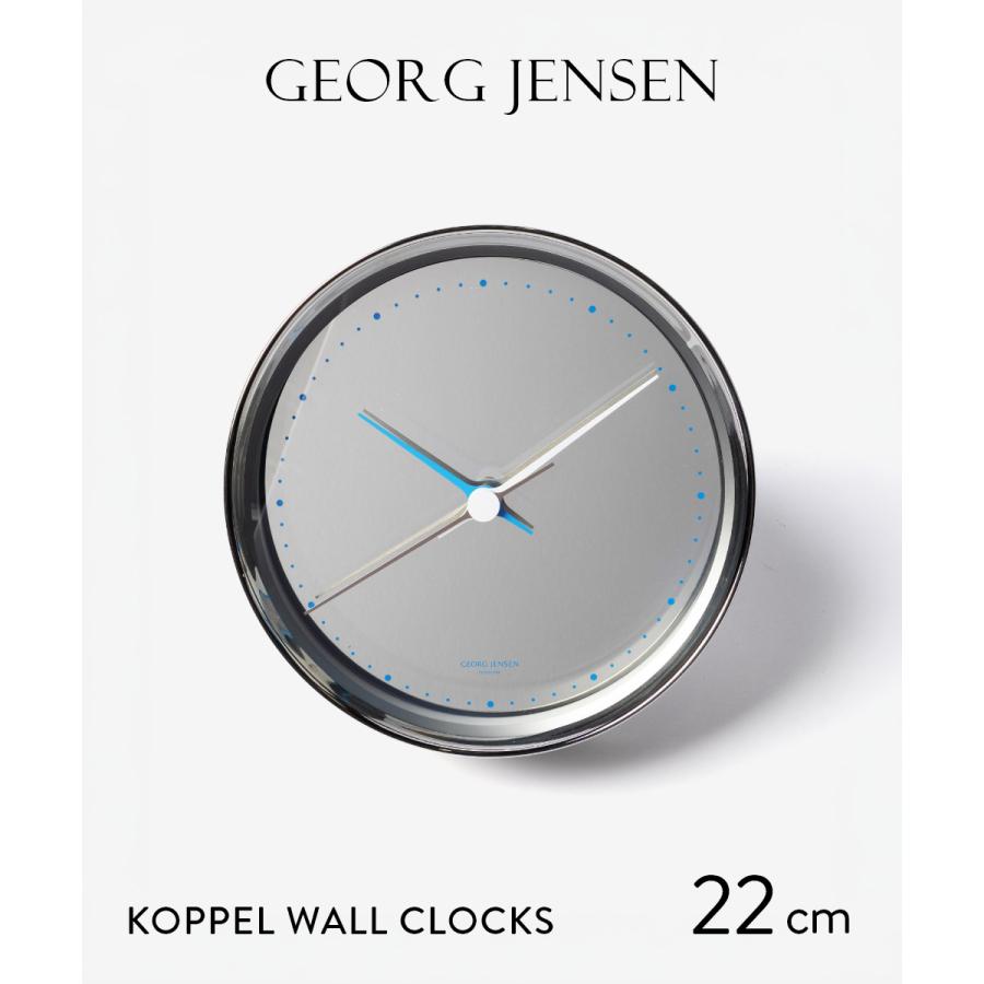 ジョージジェンセン　 　コッペル　時計　22cm ブラック Georg Jensen（ジョージ ジェンセン） GEORG JENSEN KOPPEL WALL