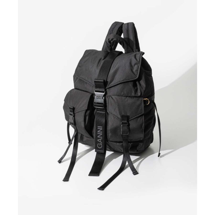 GANNI ガニー Recycled Tech Backpack A4755 5829 099 GANNI ガニー Recycled Tech Backpack A4755 5829 099