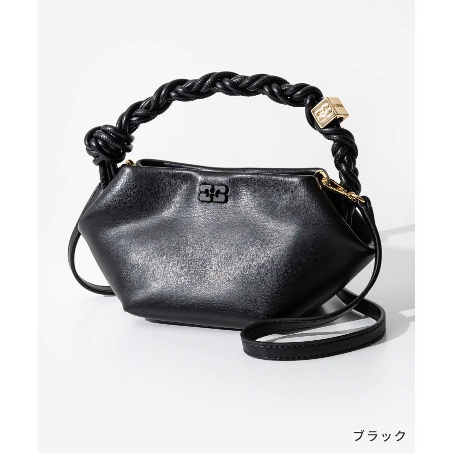 GANNI 関税込 ミニデニム・ボウハンドバッグ 国内送関税込】GANNI ☆ ミニ デニム ボウ ハンドバッグ