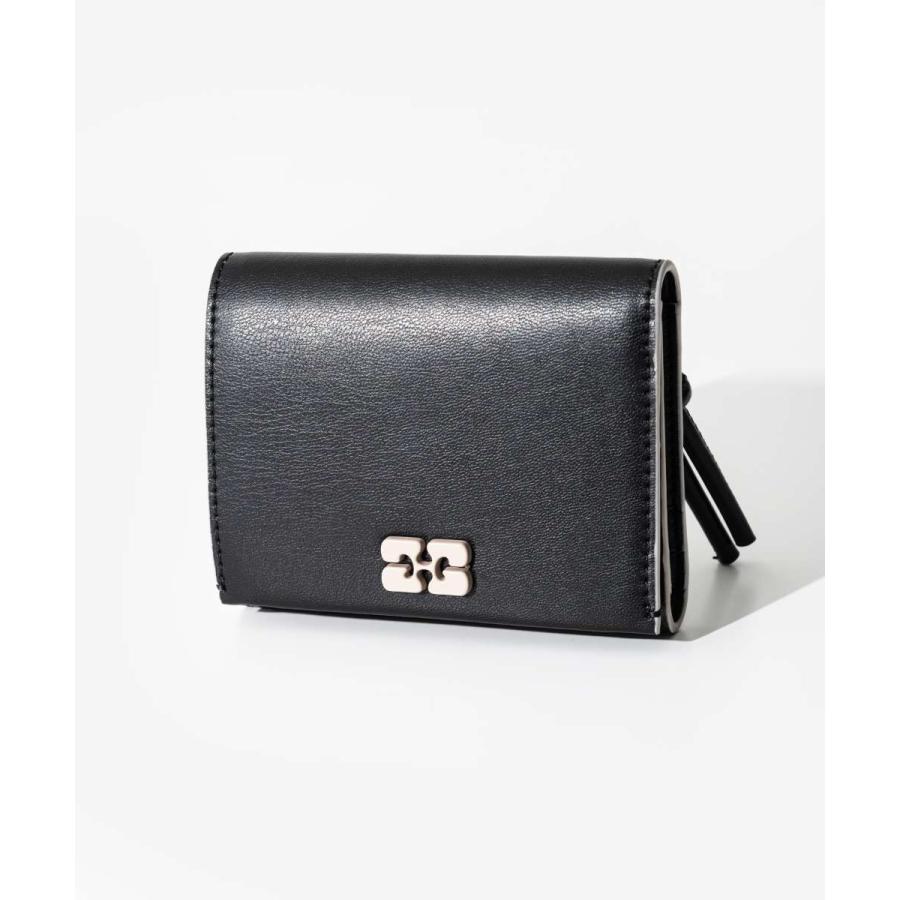 GANNI ガニー Ganni Bou Trifold A5388 5898 099 レディース 財布 三 
