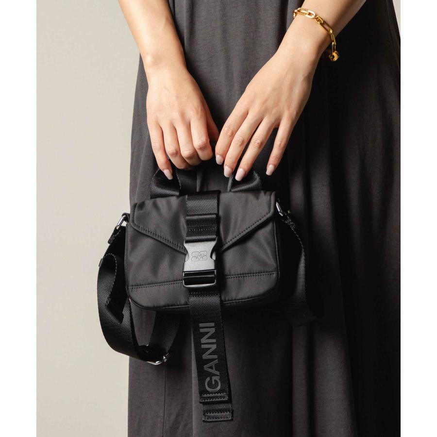 GANNI ガニー RECYCLED TECH MINI SATCHEL A5228 5488 99