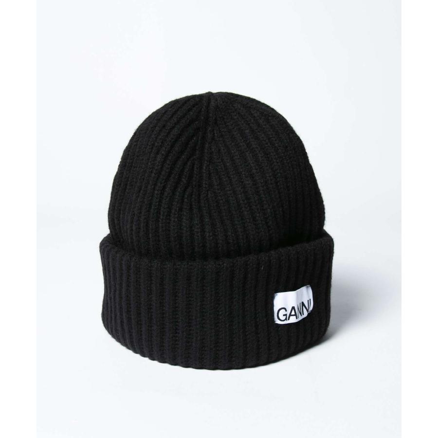 GANNI（ガニー） GANNI A4429 5789 ビーニー帽 レディース リブ編み