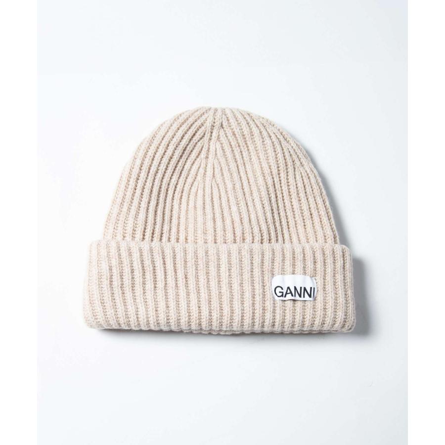 GANNI（ガニー） GANNI A4429 5789 ビーニー帽 レディース リブ編み