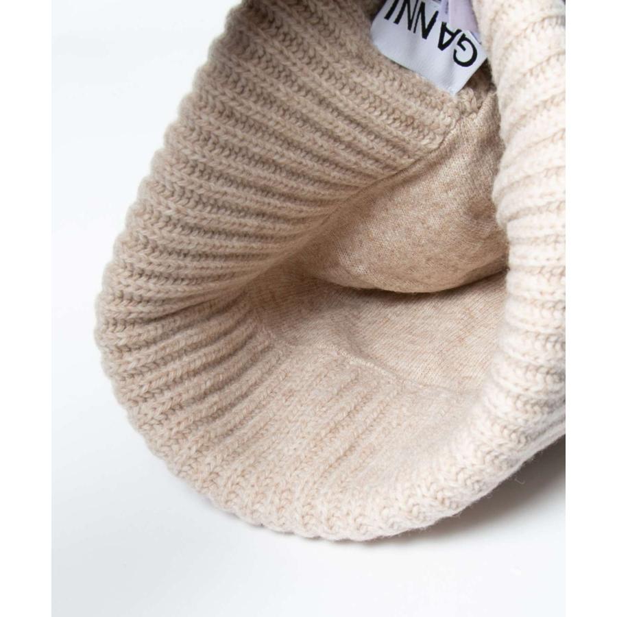 GANNI（ガニー） GANNI A4429 5789 ビーニー帽 レディース リブ編み