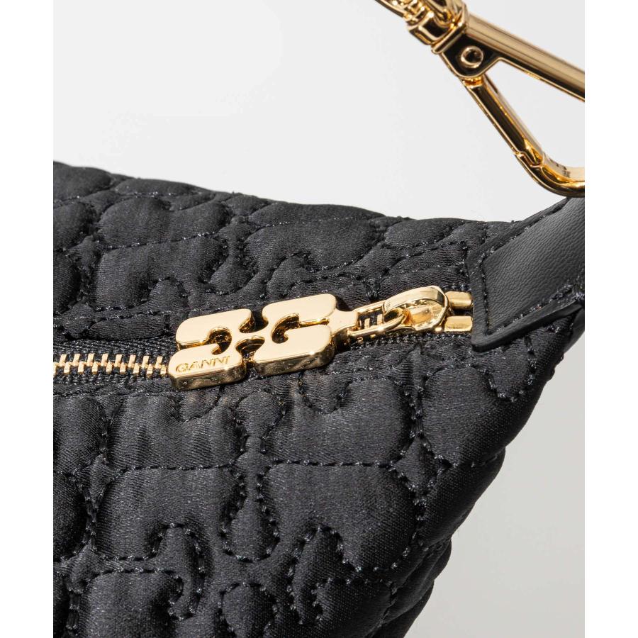 GANNI（ガニー） GANNI BUTTERFLY MEDIUM POUCH SATIN A5217 5893 99