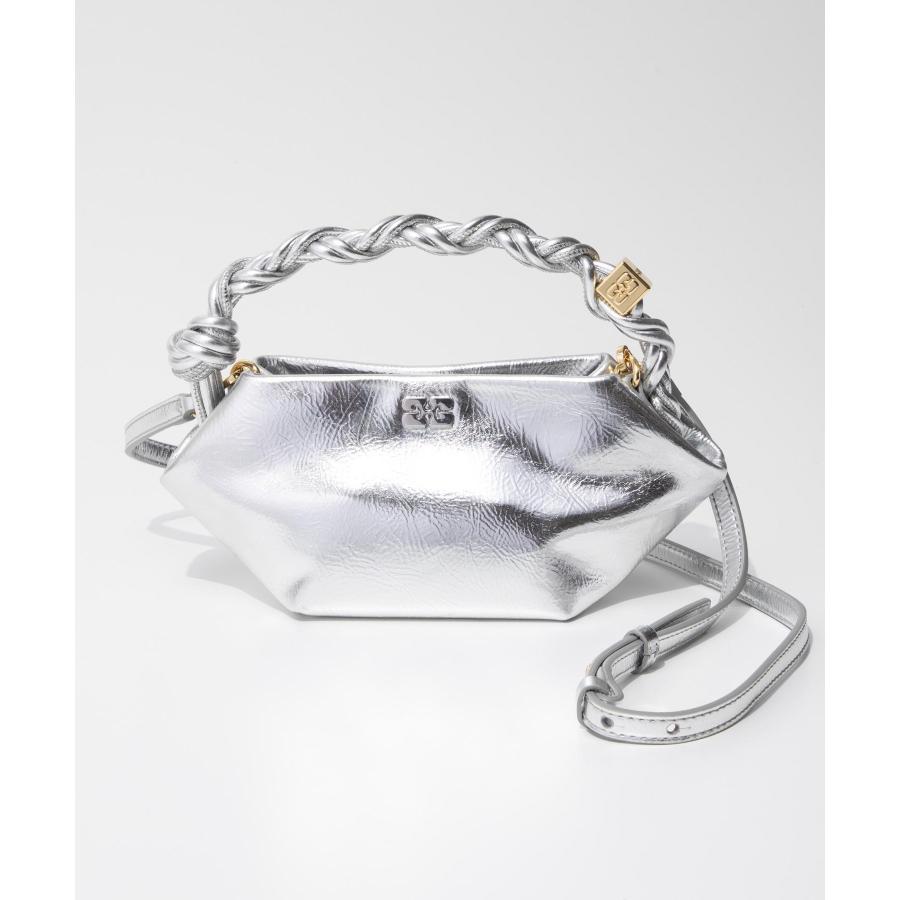 GANNI ガニー A6595 ショルダーバッグ Bou Bag Mini Metallic 