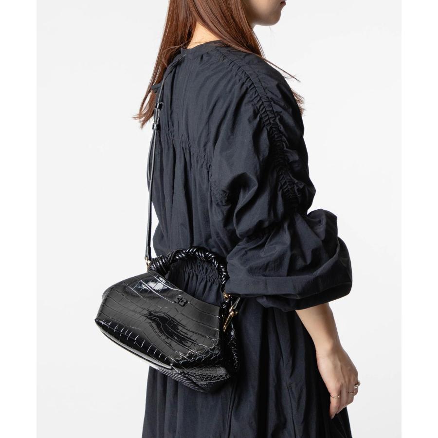 GANNI ガニー A6083 ショルダーバッグ Bou Bag Small Patent