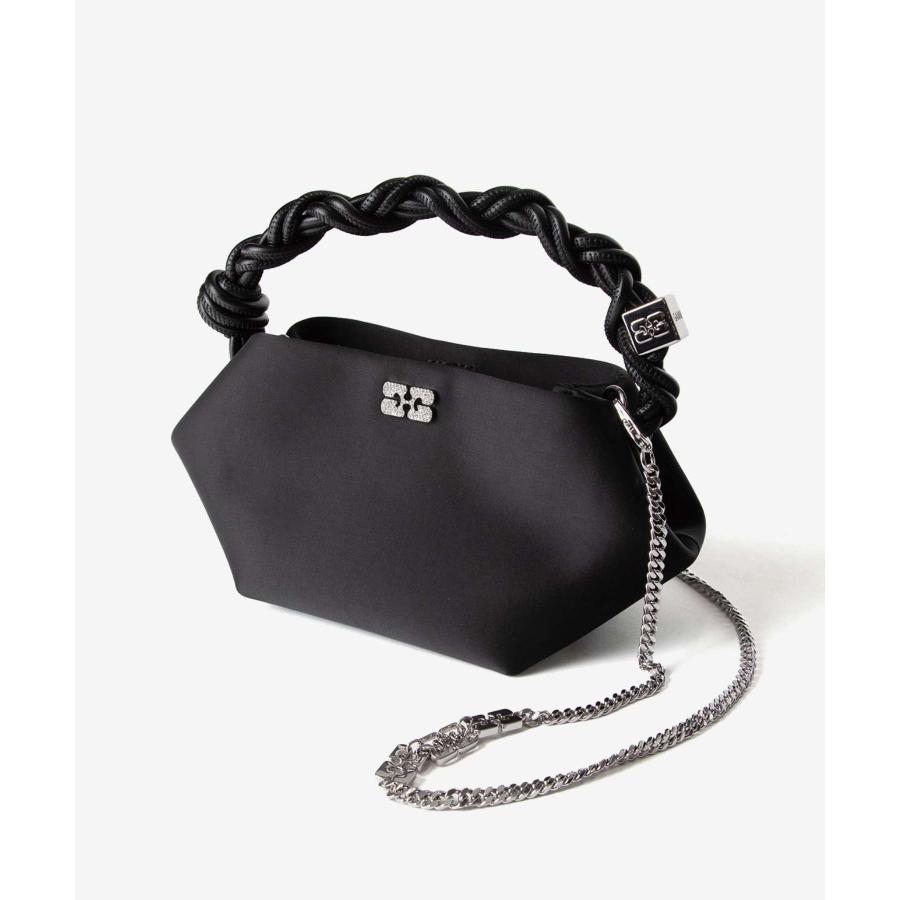 GANNI ガニー Bou Bag Mini Soir Satin ボウバッグ ミニ サテン