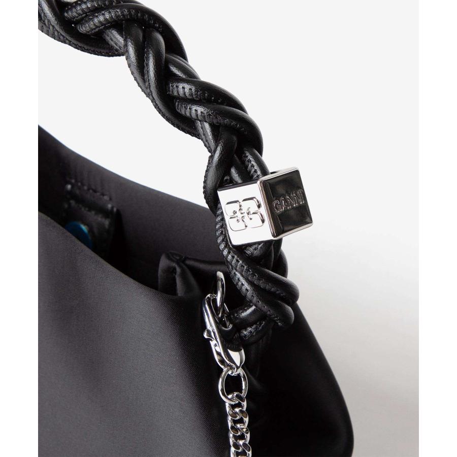 GANNI 2WAYポシェットバック　サテン GANNI ガニー2way巾着サテンバッグ