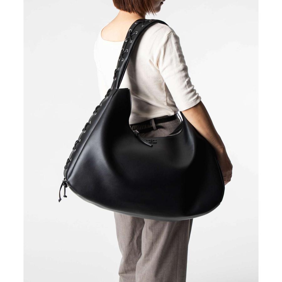 ガニー GANNI Hobo bag ホーボーバッグ A6639 5894 ショルダーバッグ レディース バッグ ブラック 爆買の画像