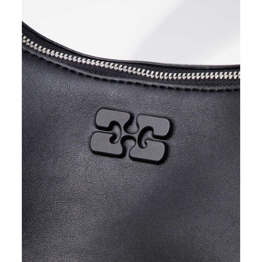 ガニー GANNI Hobo bag ホーボーバッグ A6639 5894 ショルダーバッグ レディース バッグ ブラック 爆買の画像