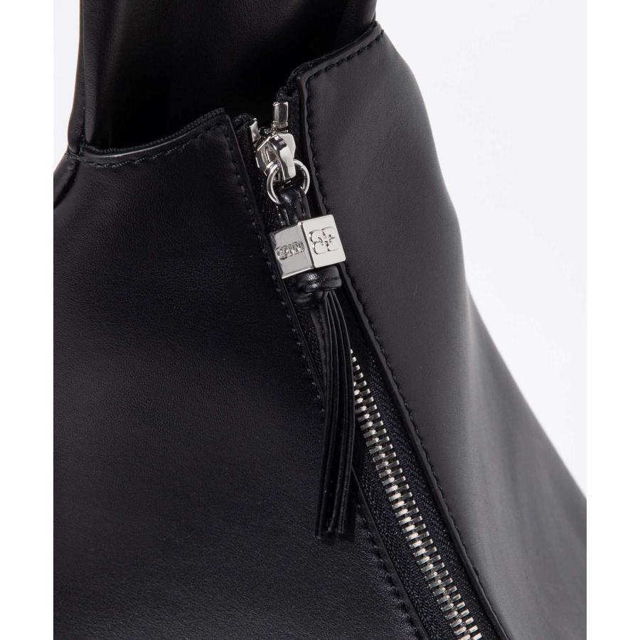 ガニー GANNI Hobo bag ホーボーバッグ A6639 5894 ショルダーバッグ レディース バッグ ブラック 爆買の画像