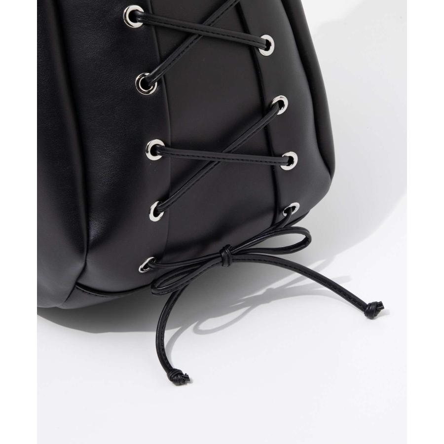 ガニー GANNI Hobo bag ホーボーバッグ A6639 5894 ショルダーバッグ レディース バッグ ブラック 爆買の画像