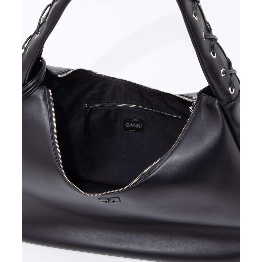 ガニー GANNI Hobo bag ホーボーバッグ A6639 5894 ショルダーバッグ レディース バッグ ブラック 爆買の画像
