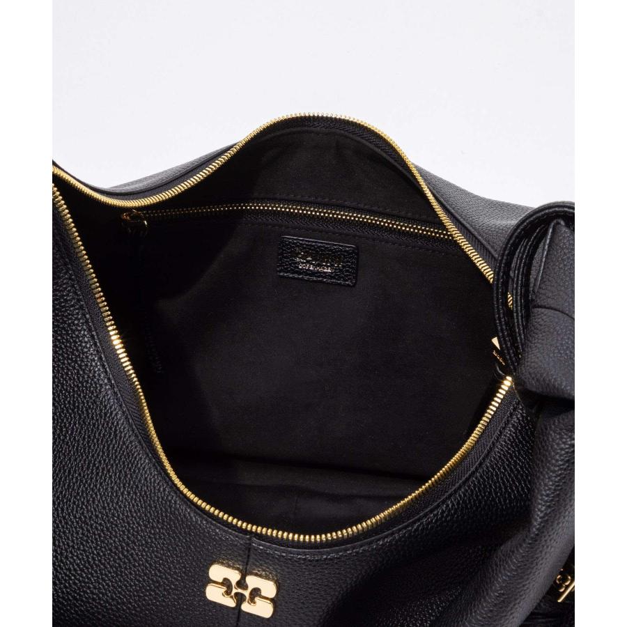 ガニー GANNI Grained Medium Hobo bag グレインド ミディアム ホーボーバッグ A6981 5894 ショルダーバッグ レディース バッグ 爆買の画像