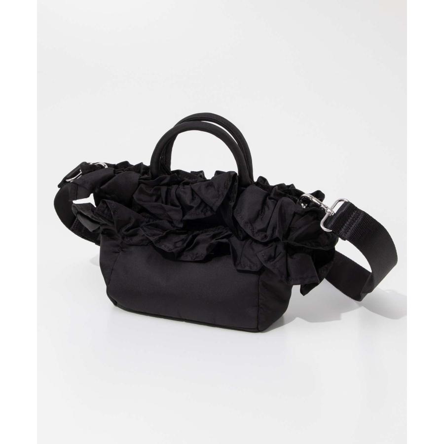 GANNI（ガニー） GANNI Mini Shopper Ruffle ミニ ショッパー ラッフル