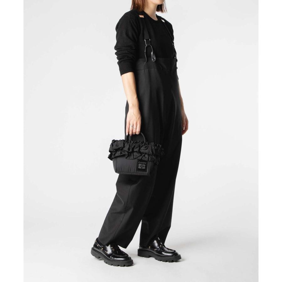 GANNI（ガニー） GANNI Mini Shopper Ruffle ミニ ショッパー ラッフル