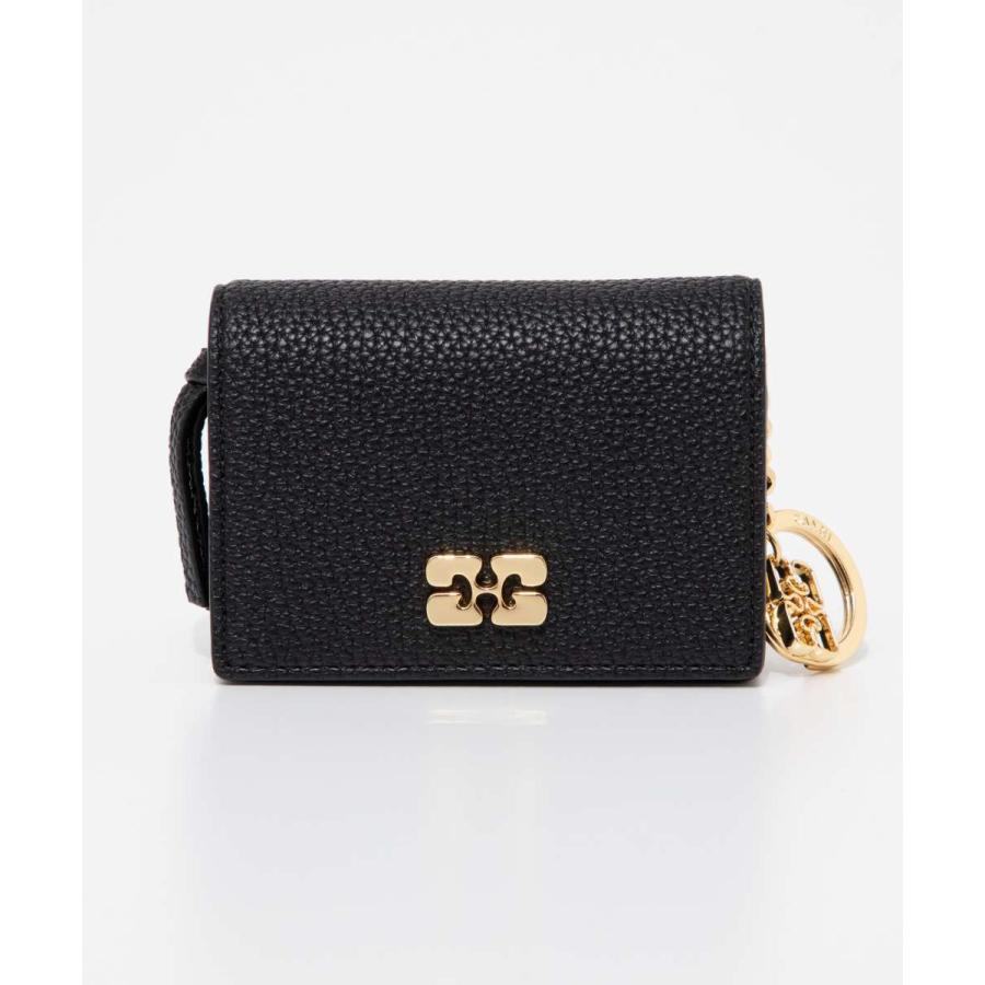 GANNI（ガニー） GANNI Card Holder With Flap Grained カードホルダー