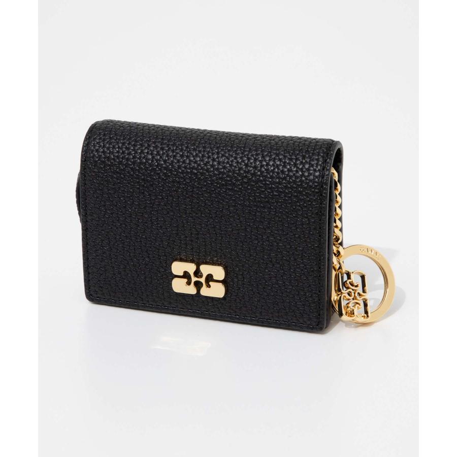 GANNI（ガニー） GANNI Card Holder With Flap Grained カードホルダー